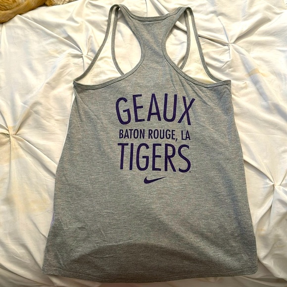 LSU Tigers Nike Athletic Tank Top - Picture 2 of 8